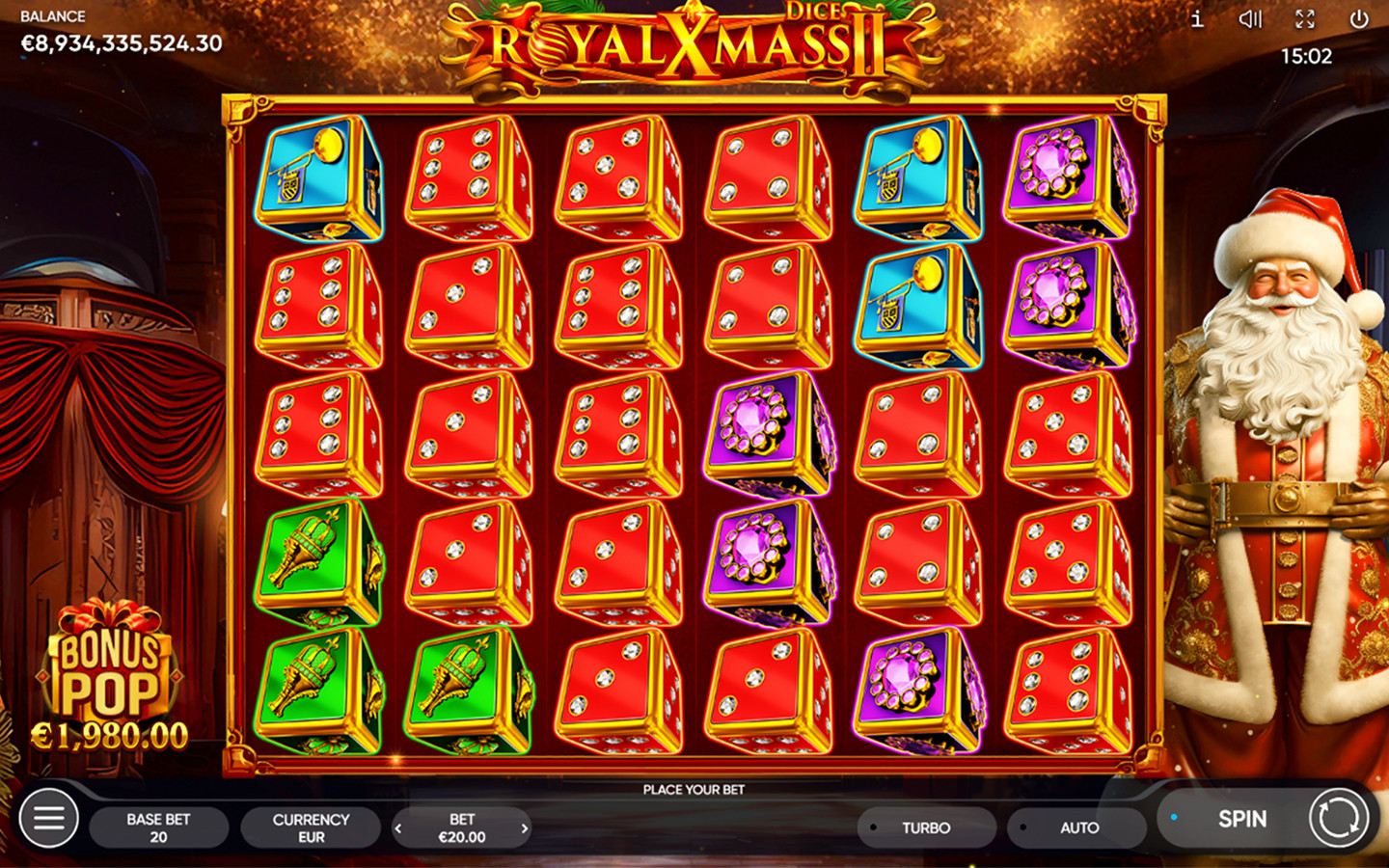 Royal Xmass 2 Dice: ¡prueba la demostración en Endorphina!