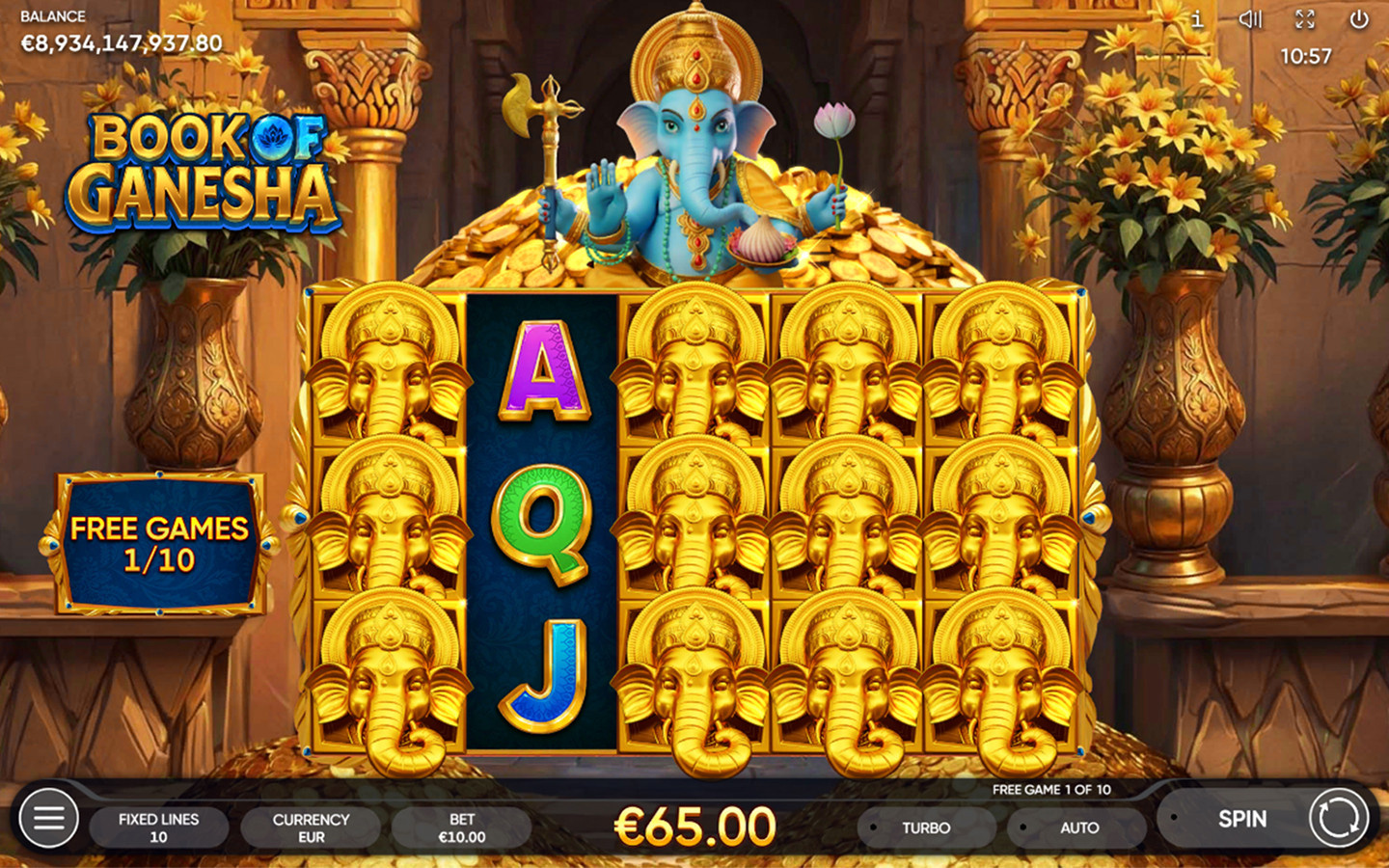 Livro de Ganesha | Jogue Slots Endorphina