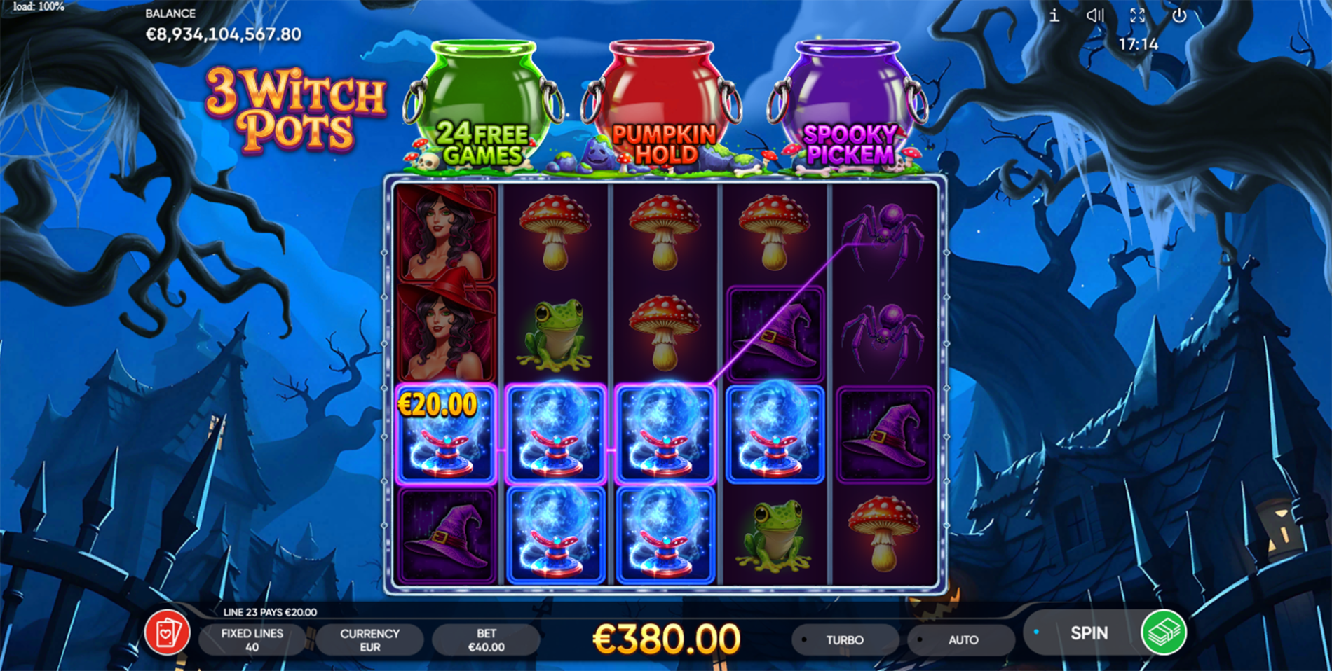3 Witch Pots | Halloween Slot Game by Endorphina