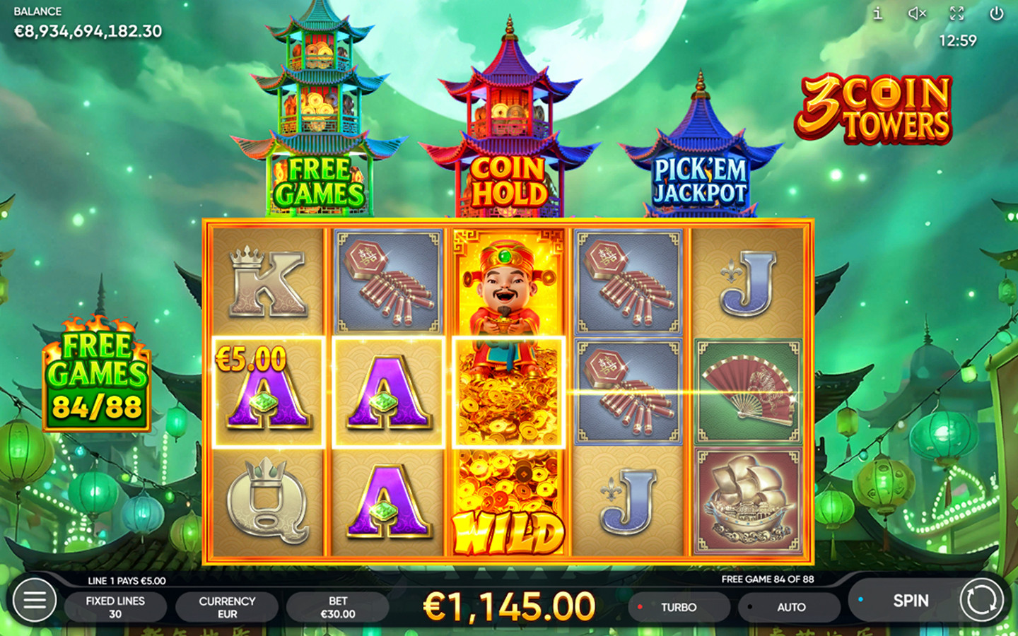 3 Coin Towers Slot | Rodadas Grátis, Hold & Win e Jackpots