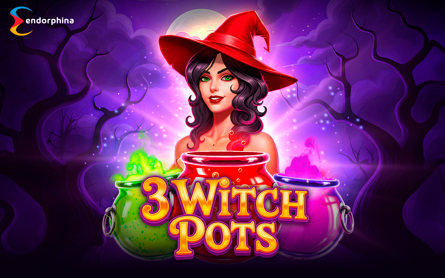 3 Witch Pots | Halloween Slot Game by Endorphina