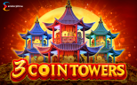 Three pagodas in Endorphina’s slot game 3 Coin Towers