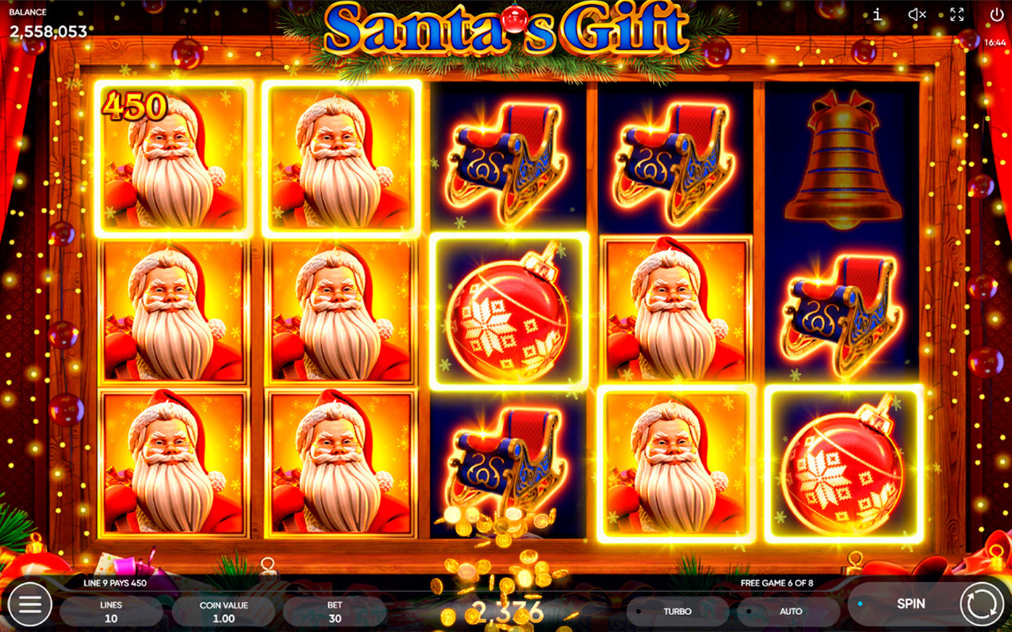 SANTA'S GIFT | Newest Slot Game Available from Endorphina