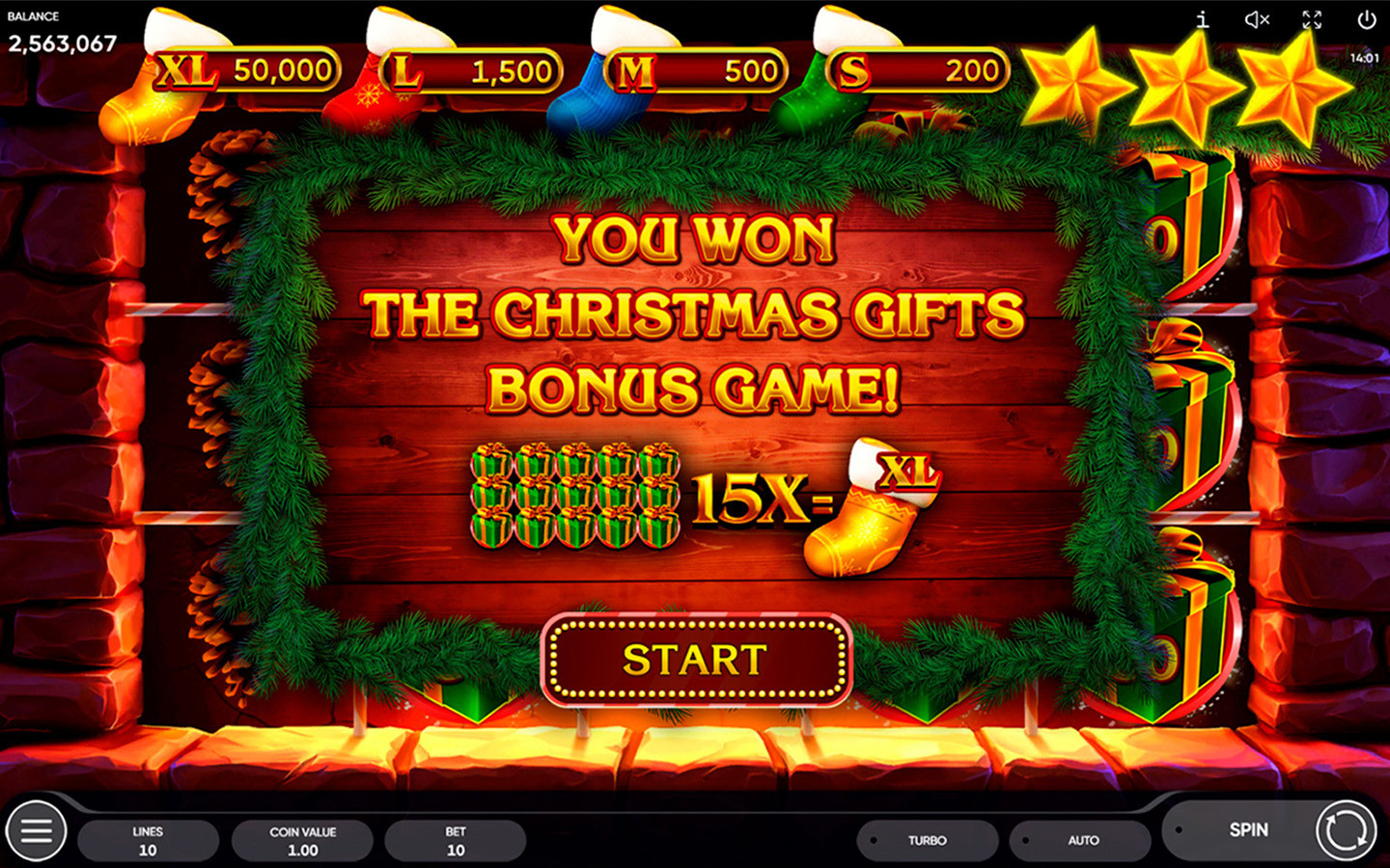 SANTA'S GIFT | Newest Slot Game Available from Endorphina