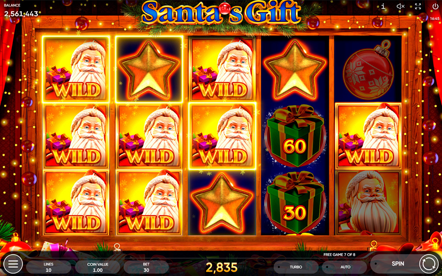 SANTA'S GIFT | Newest Slot Game Available from Endorphina