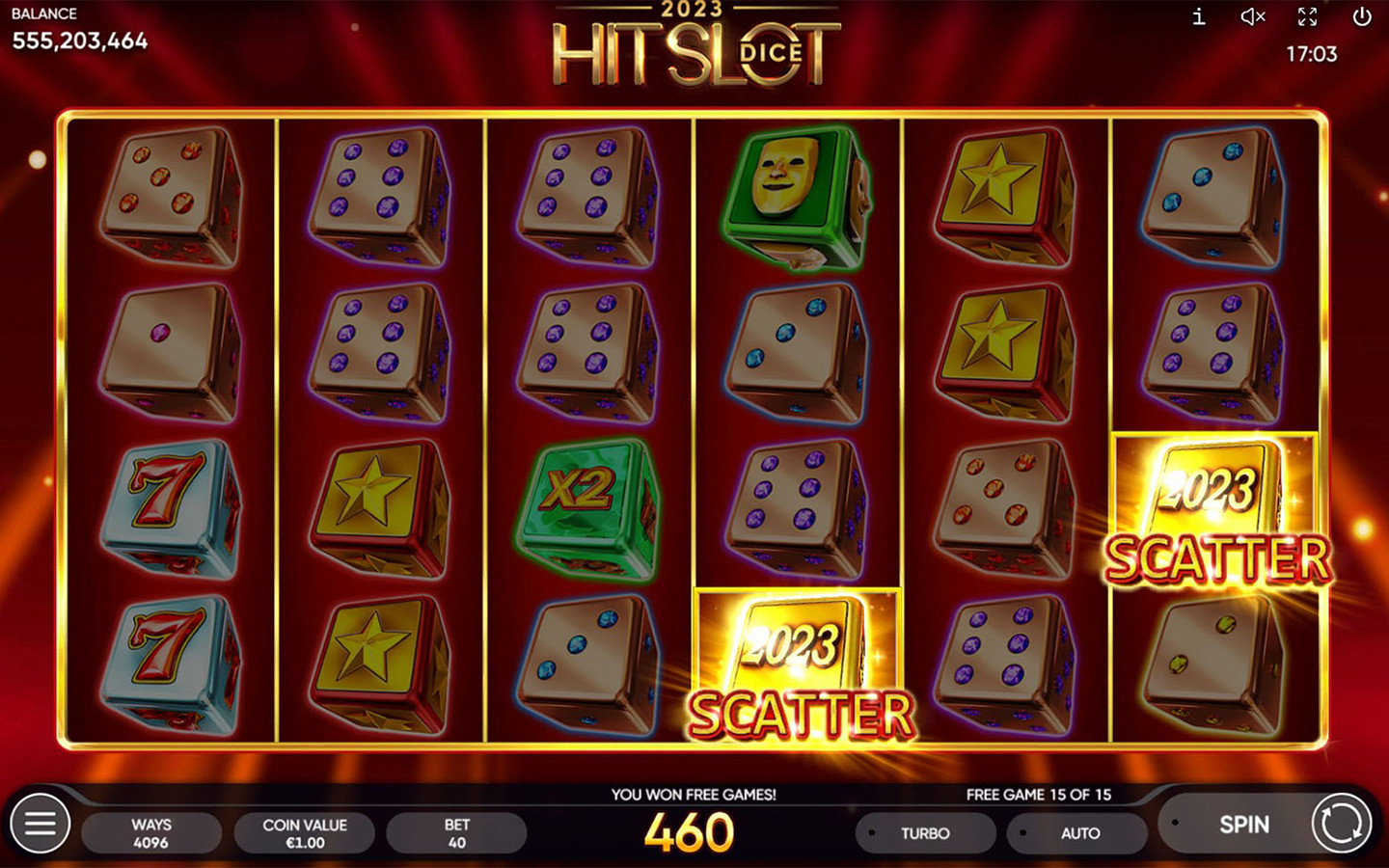 2023 Hit Slot Dice | Endorphina Classic Dice Slot