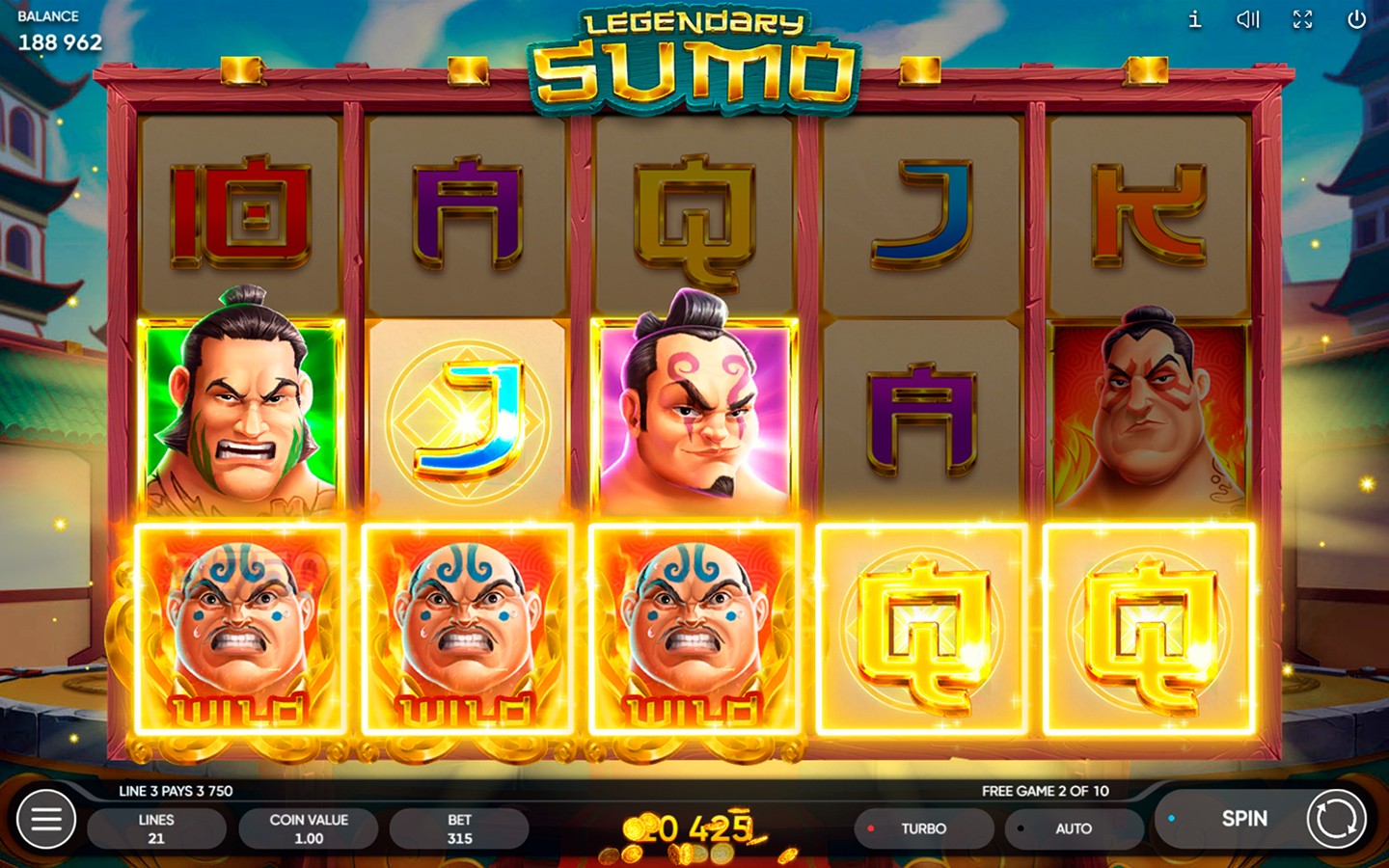 Legendary Sumo Slot | Endorphina Oriental Casino Game