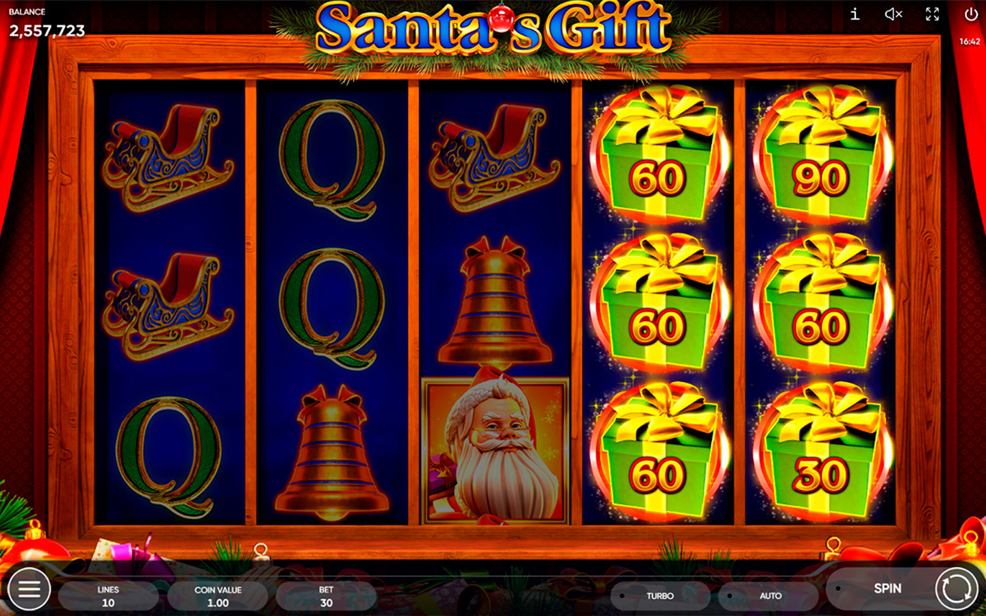 SANTA'S GIFT | Newest Slot Game Available from Endorphina