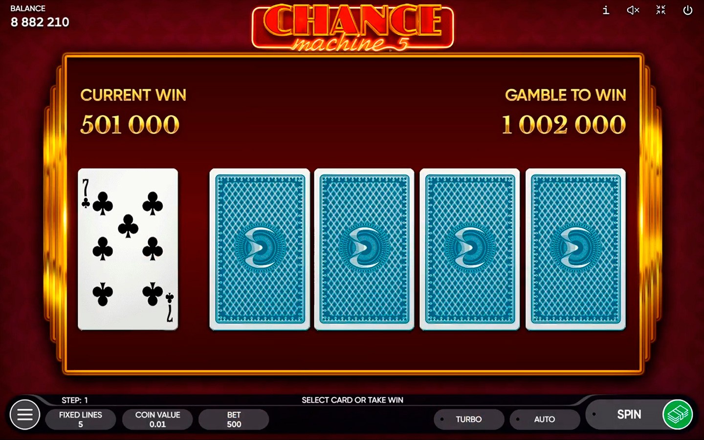 Chance Machine 5 Slot | Endorphina Classic Casino Game