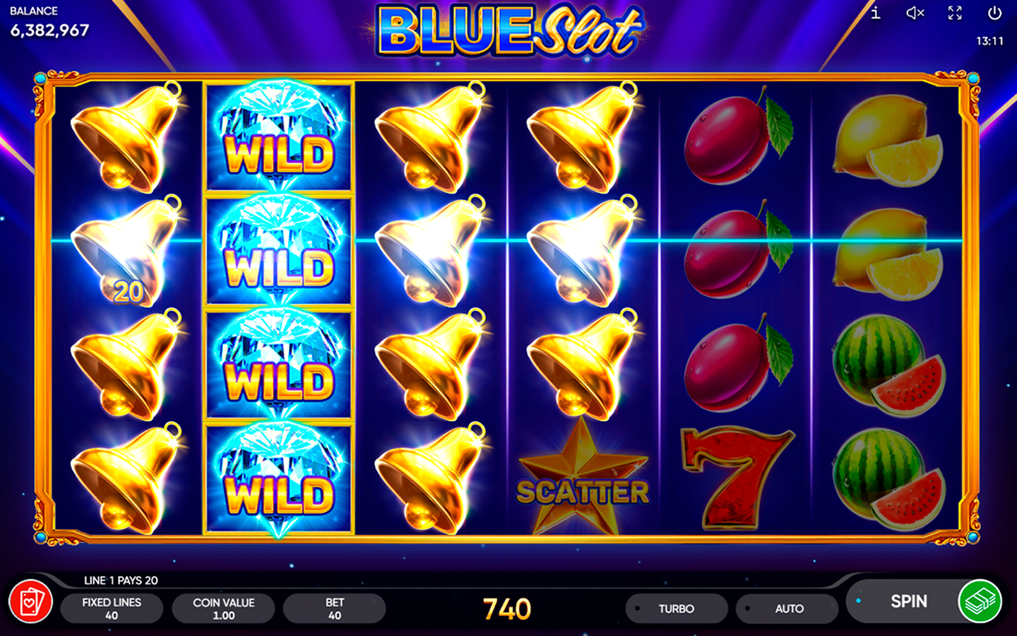 Blue Slot | Endorphina Classic Fruit Casino Game