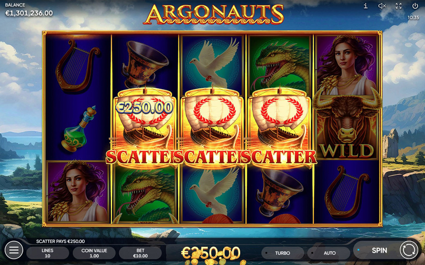 Argonauts Slot | Endorphina Adventure Casino Game
